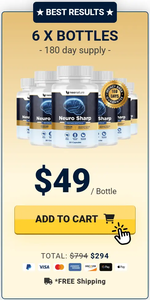 Neurosharp Buy Six Bottles